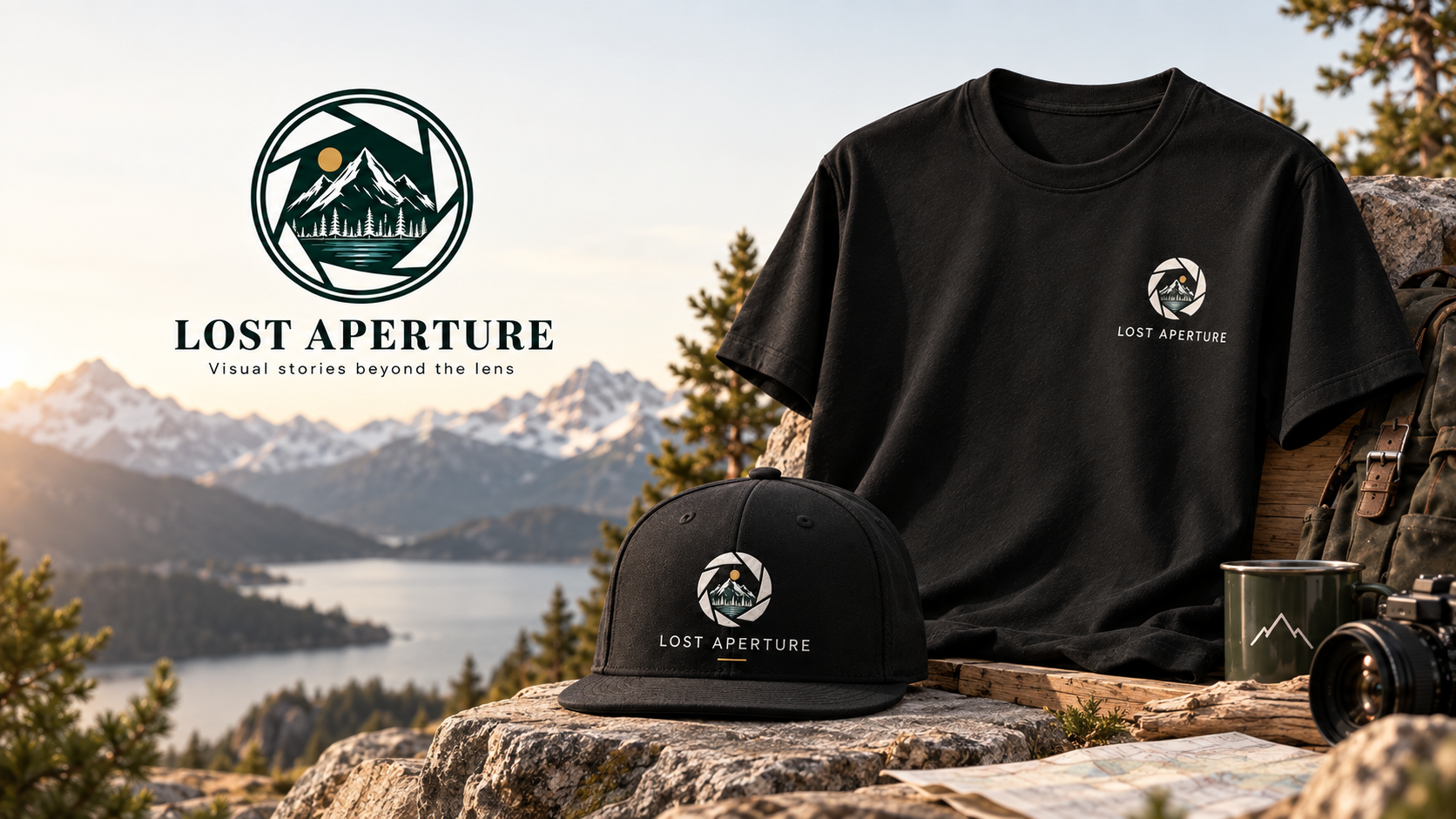 Lost Aperture clothing and cap collection